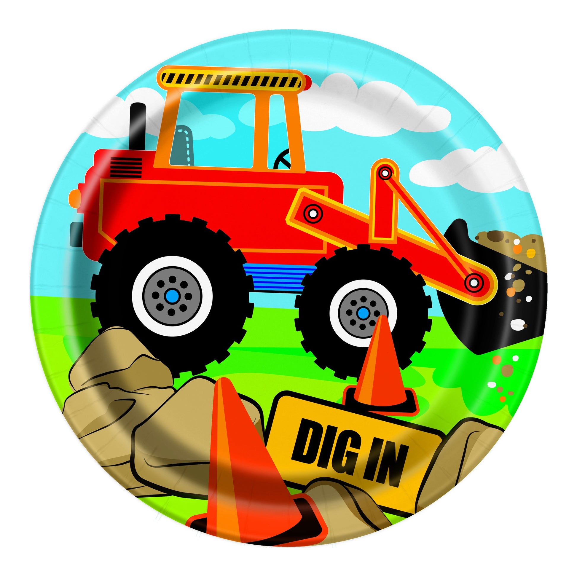 7" Plate Construction 8ct