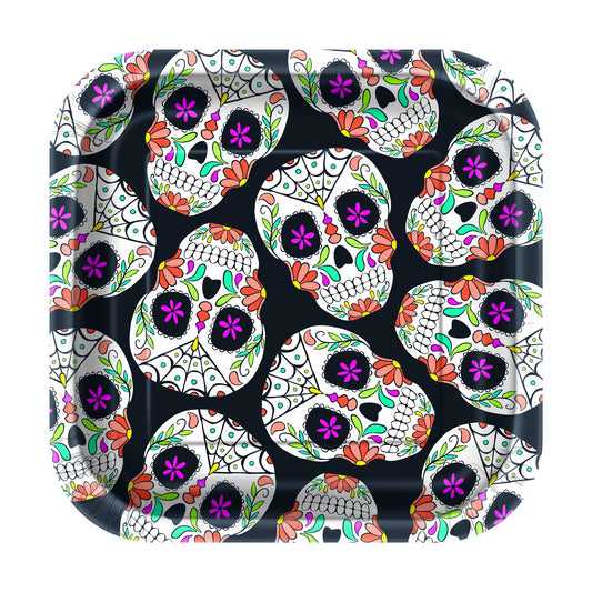 7" Plate Skull 10ct
