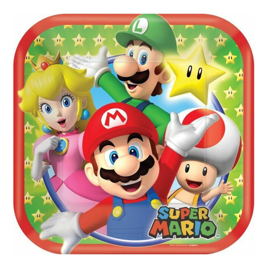 7" Plate Super Mario