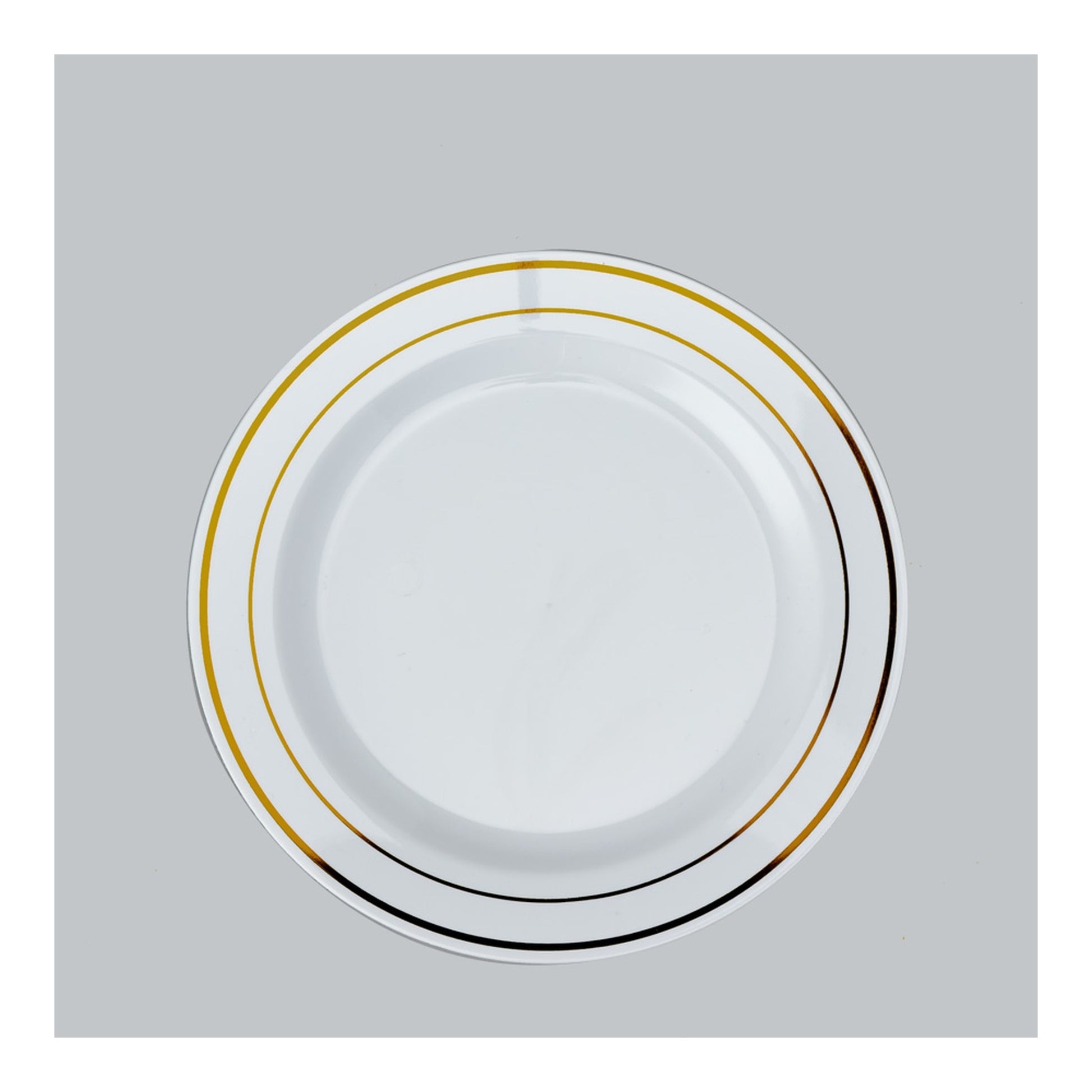 7" Plate with Ring Gold