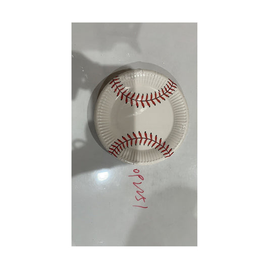 7" Plates Baseball 24ct