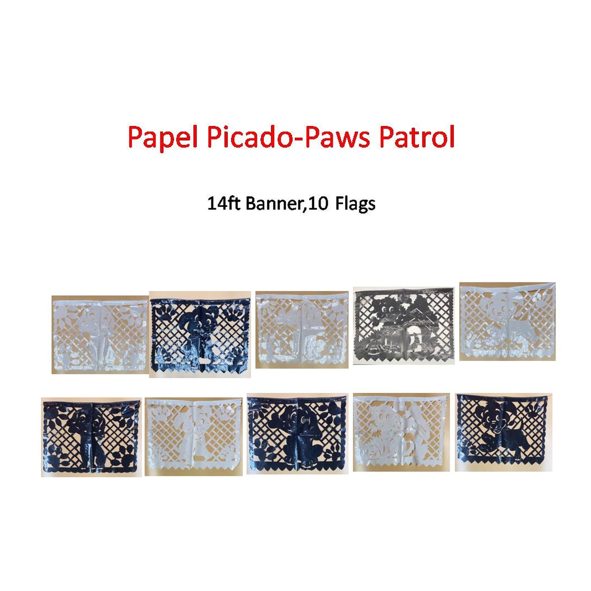 Papel Picado Paws Patrol