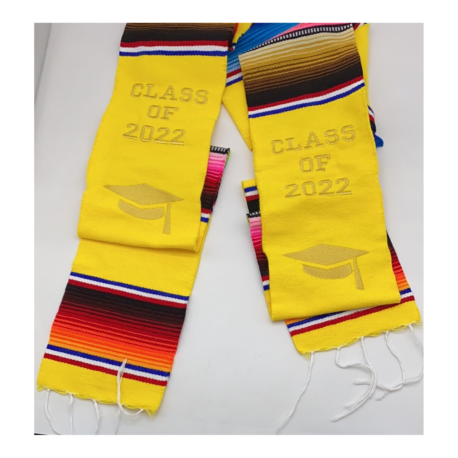(c) Sarape Graduation Stole Yellow