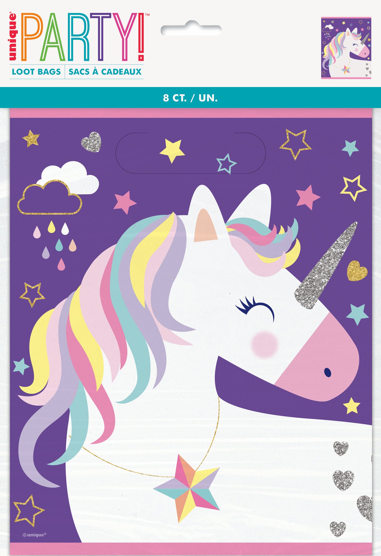 Loot Bag Unicorn 8ct