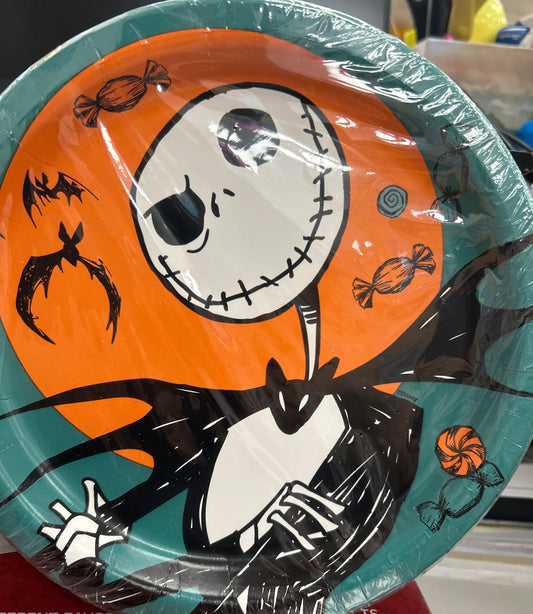 Nightmare Before Xmas 9” Plates 8CT