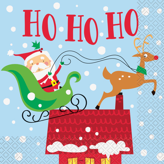 Napkin Santa Large 16ct