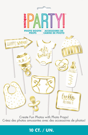 Baby Shower Photo Props 10ct