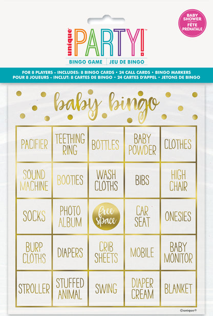 Kit de Bingo para Baby Shower