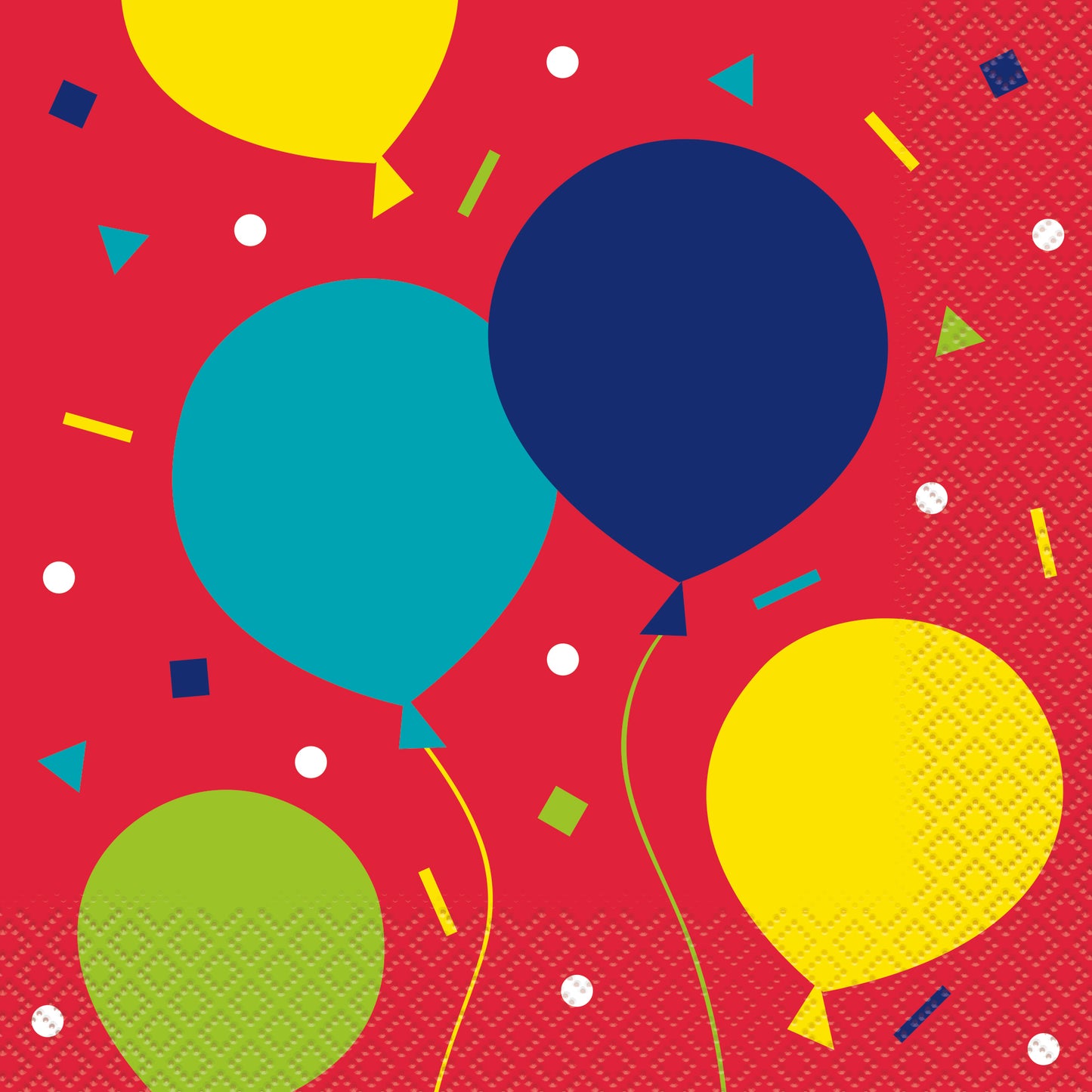 Balloon Birthday Napkin 16ct
