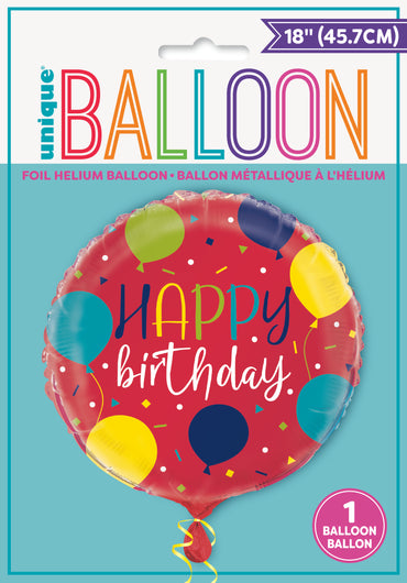 Birthday Balloon Foil Balloon 18"