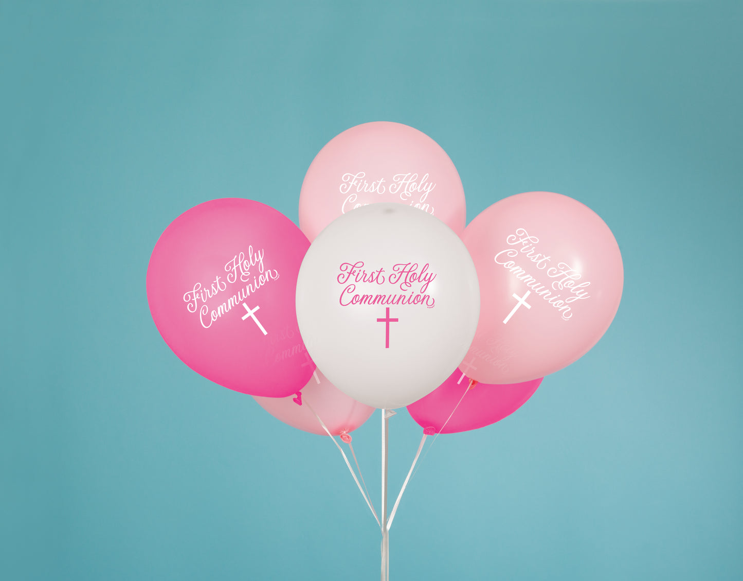 Communion Pink 8ct Latex Balloon 12"