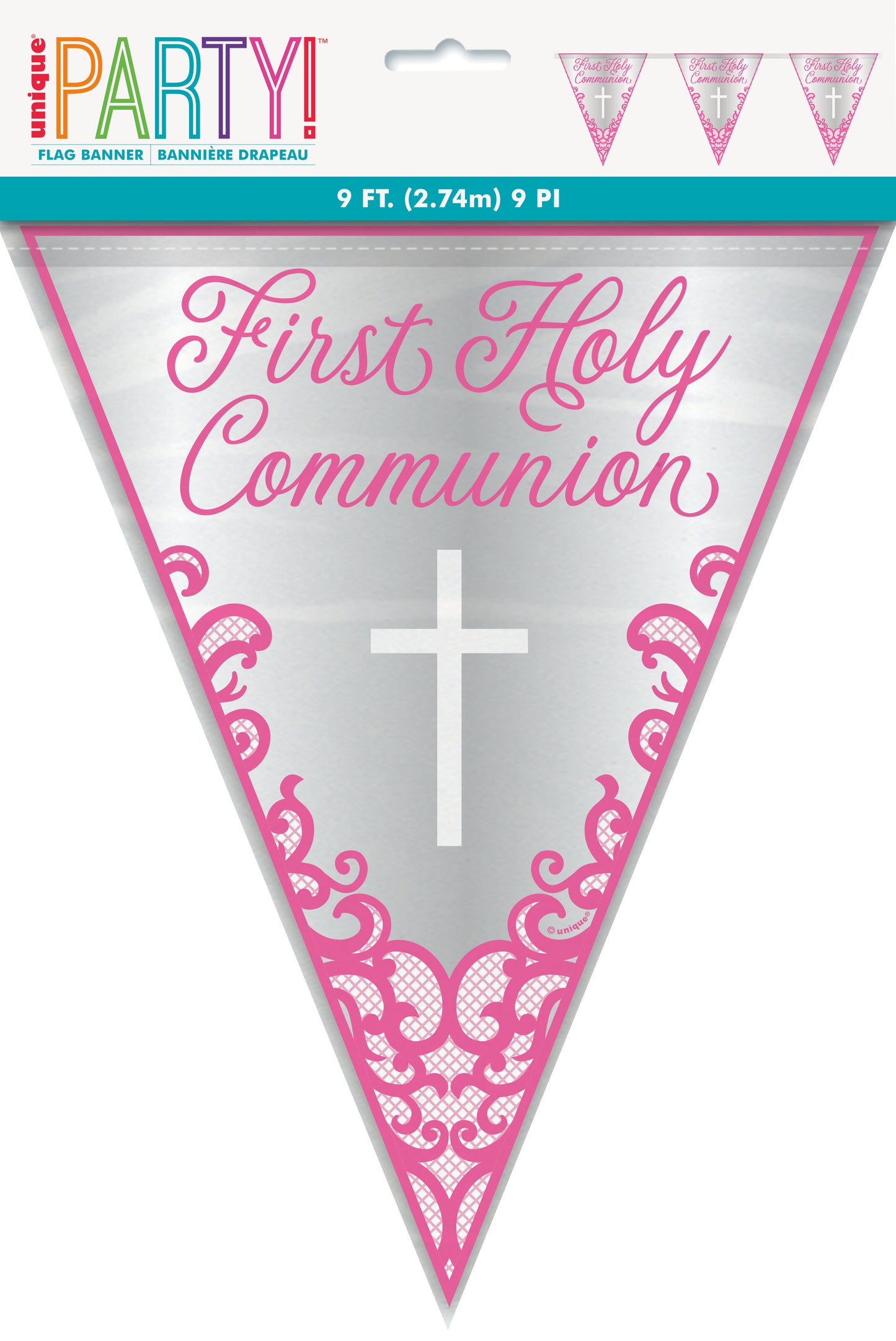 Communion Banner Pink