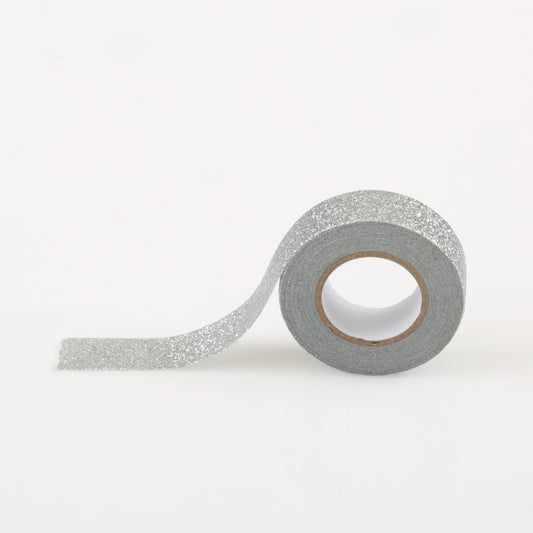 16ft Glitter Tape Silver