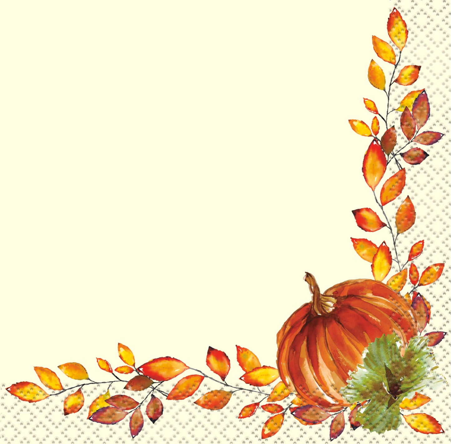 Napkin Pumpkins Small 16ct