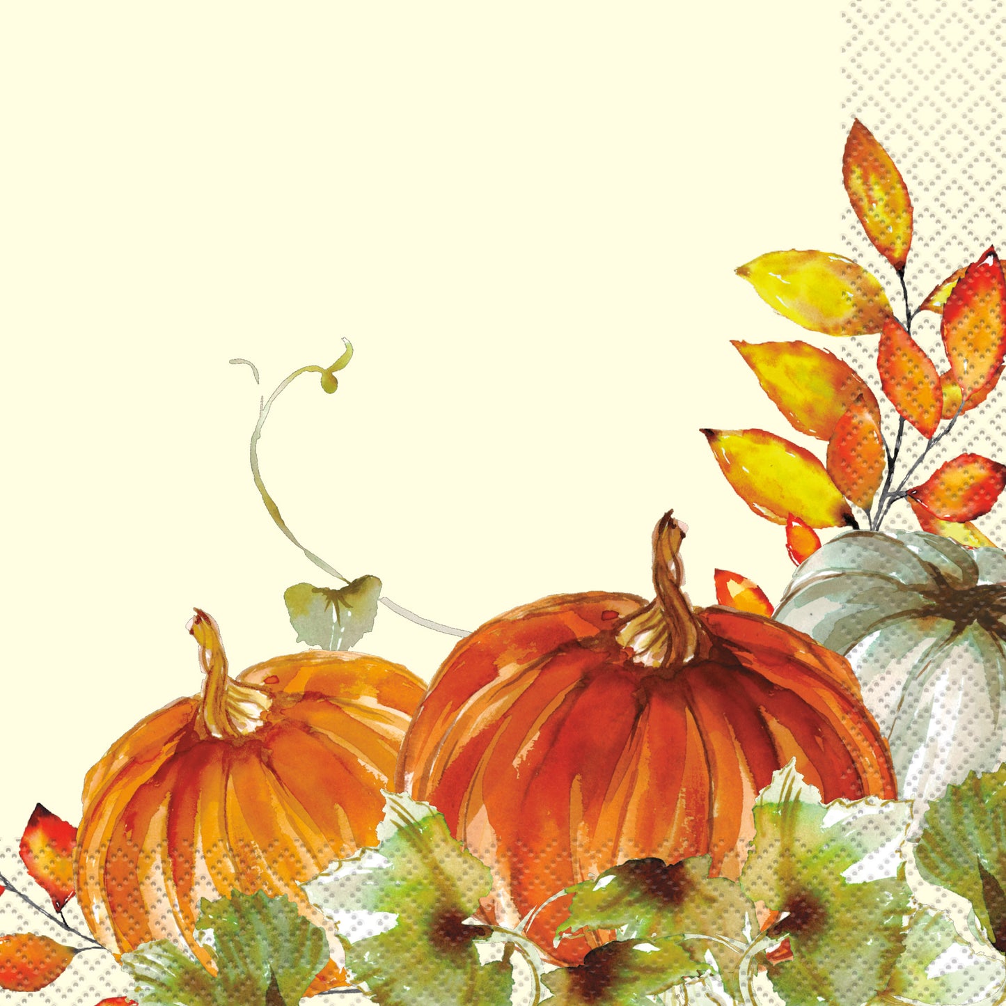 Napkin Pumpkins Large 16ct