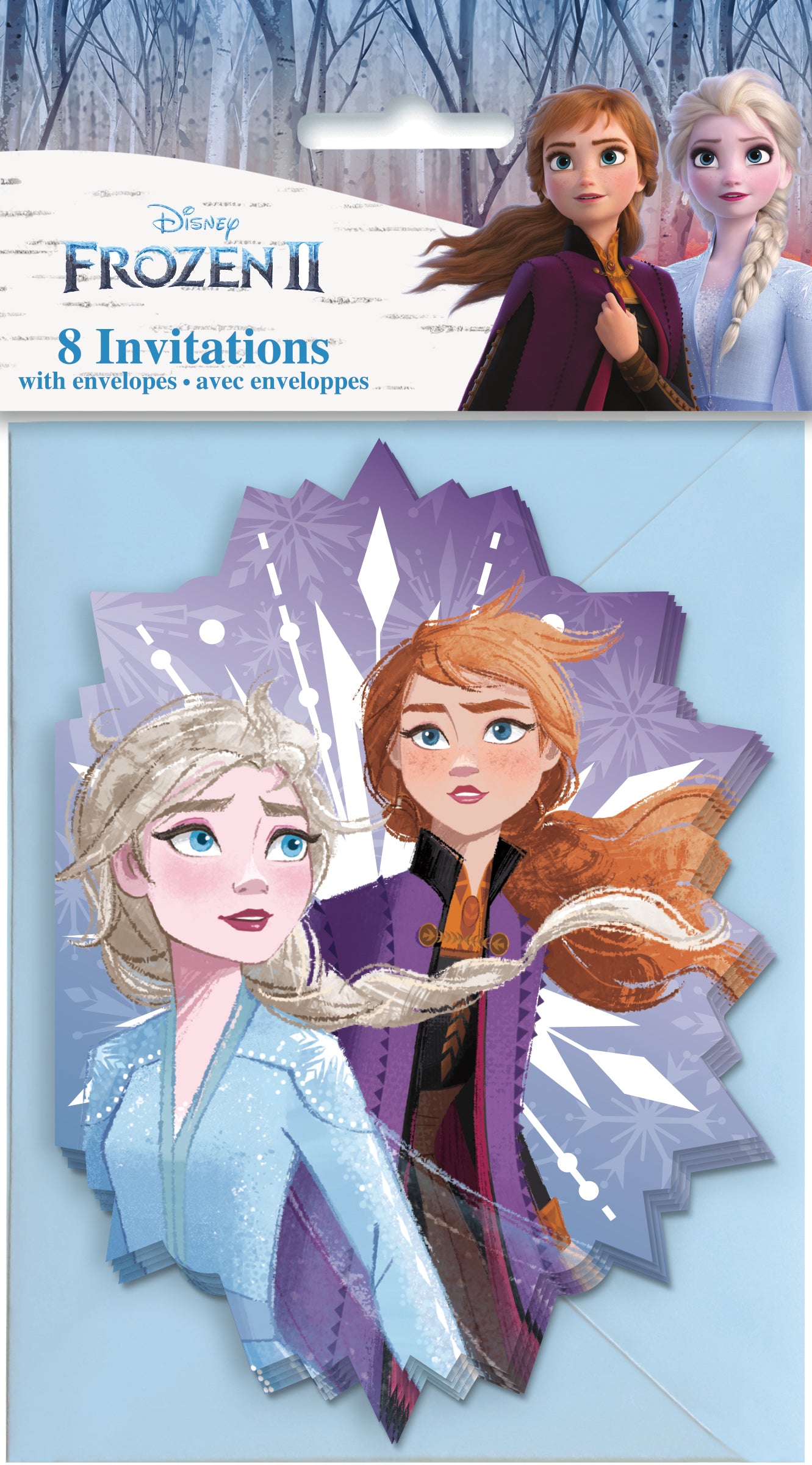 Invitación Frozen 8 unidades