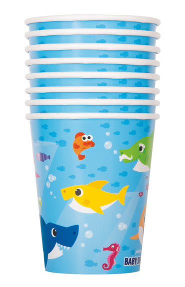 Vaso Tiburones Bebés 9oz 8pz