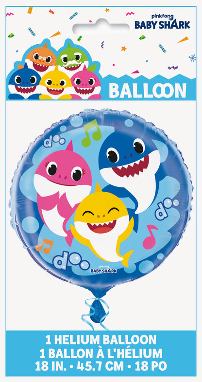 Baby Shark Foil Balloon 18"