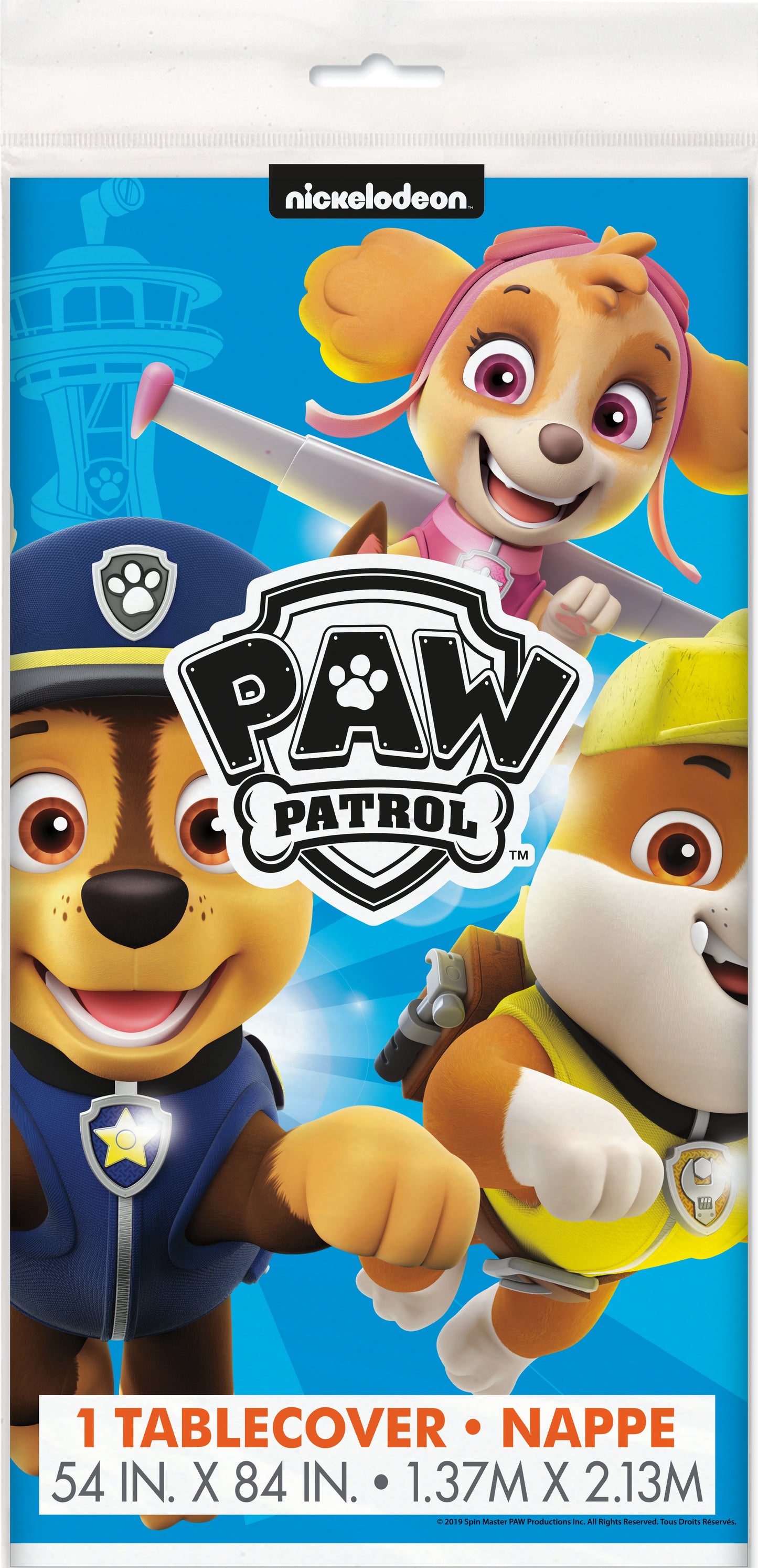 Cubierta de mesa Patrulla Canina