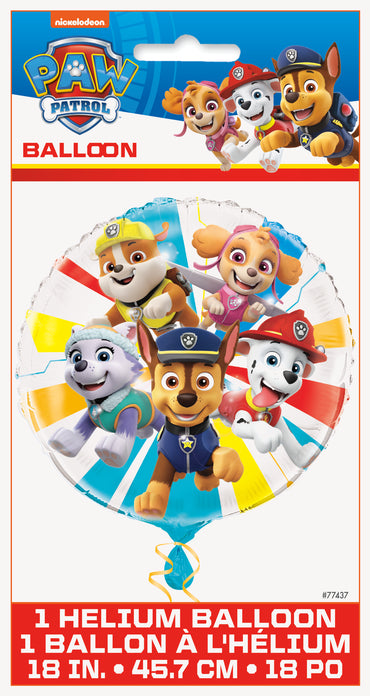 Paw Patrol Foil Balloon 18"