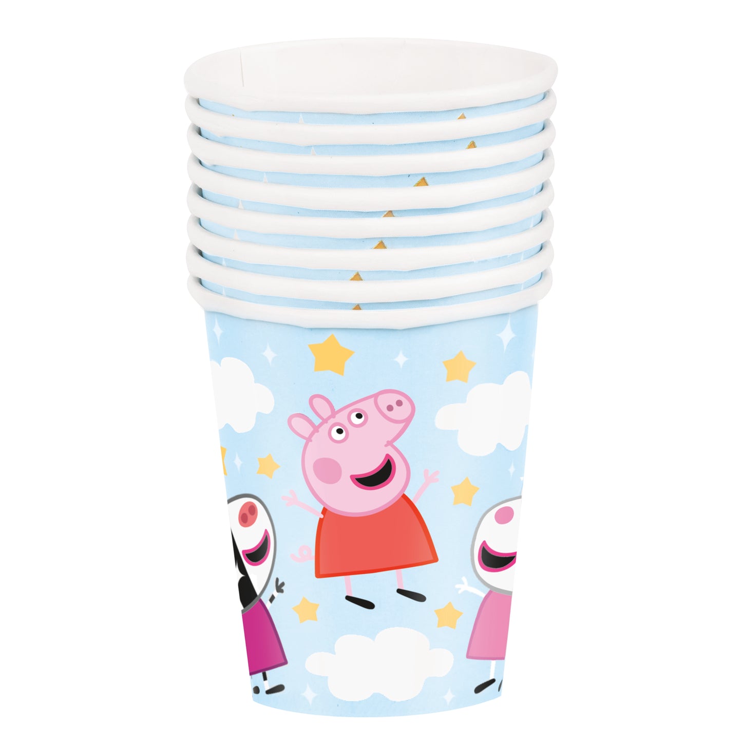 Vaso Peppa Pig de 266 ml, 8 unidades