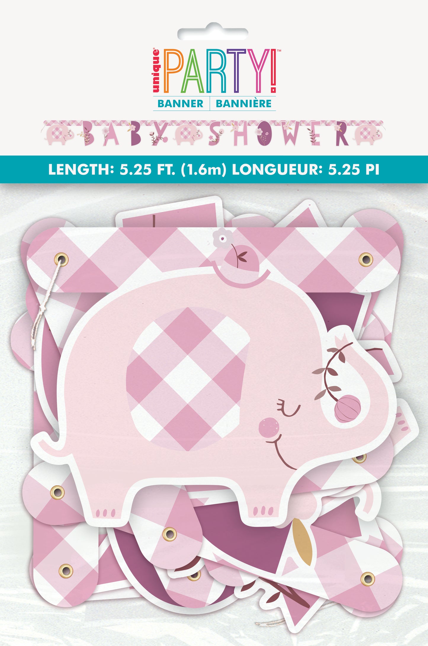 Baby Shower Banner Pink