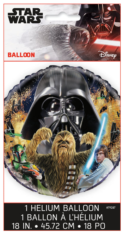 Globo metálico clásico de Star Wars 18"