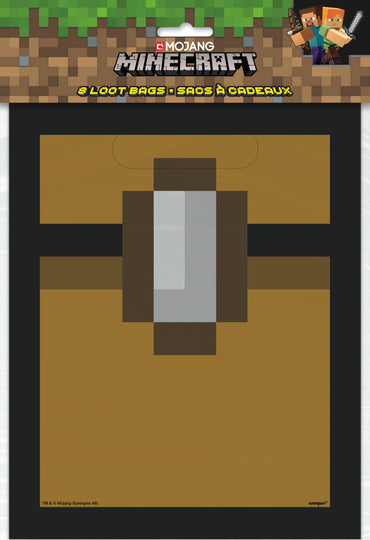 Loot Bag Minecraft 8ct