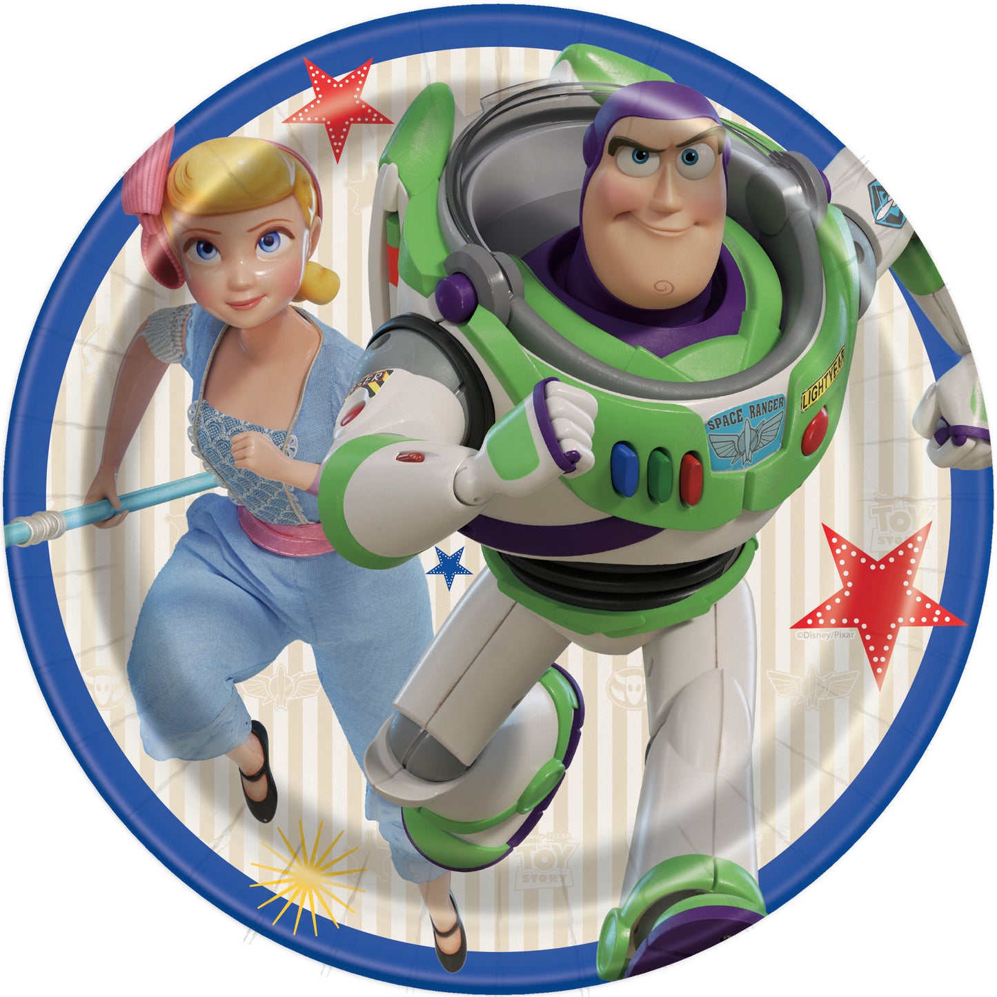 7" Plate Toy Story 8ct