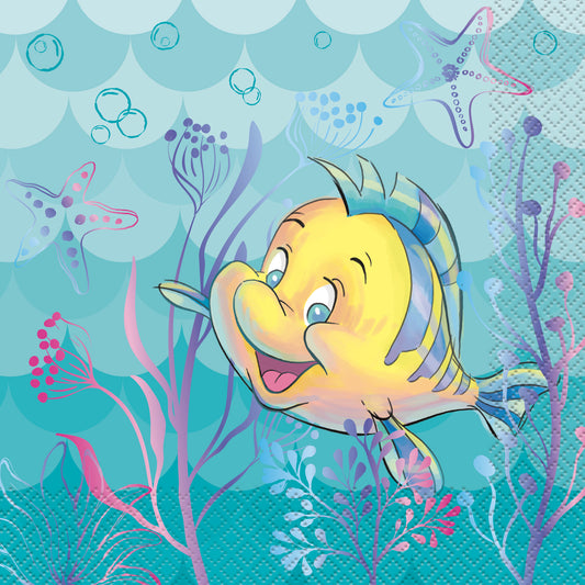 Napkin The Little Mermaid 16ct Large