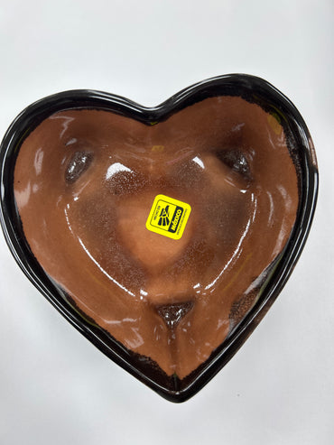 Plato Corazón Negro
