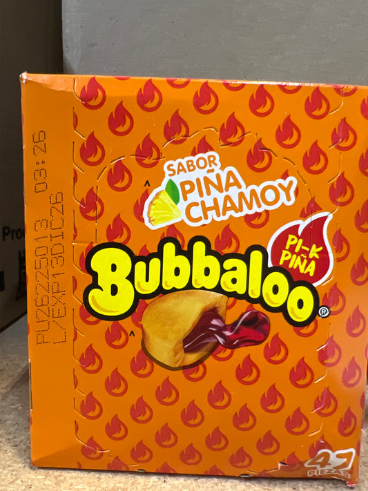 Adams Chicle Bubbaloo Pina Chamoy