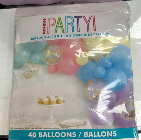Pastel Latex Balloon Arch Kit 40pcs
