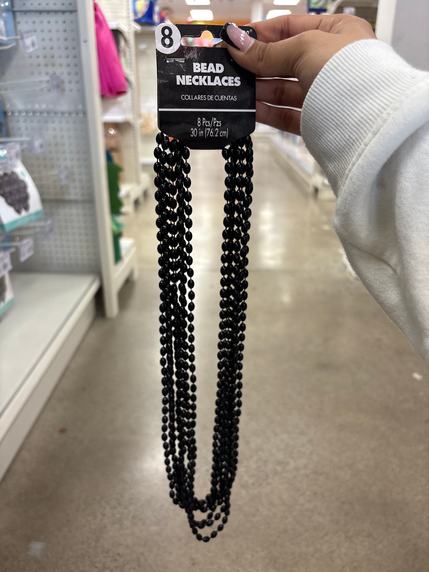 Bead Necklace Black