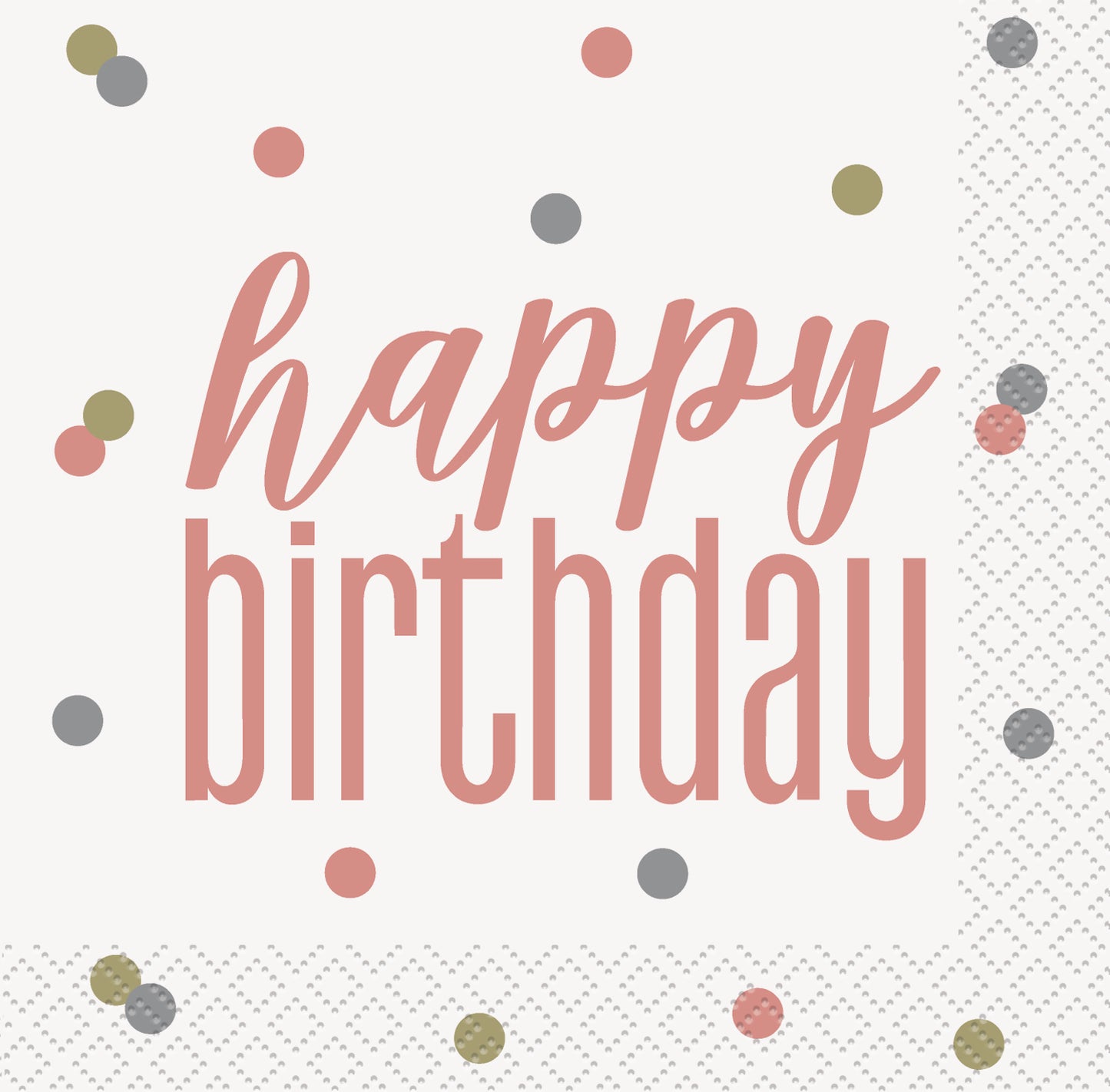 Napkin Birthday 16ct Small