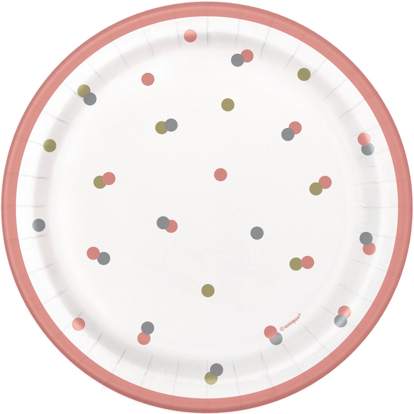 7" Plate Rose Gold 8ct