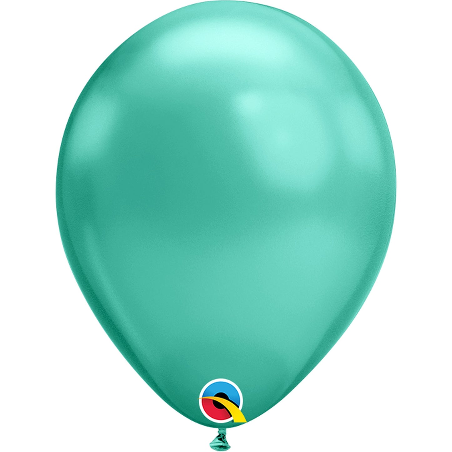 Qualatex Balloon Chrome Green 100ct Latex Balloon 7"