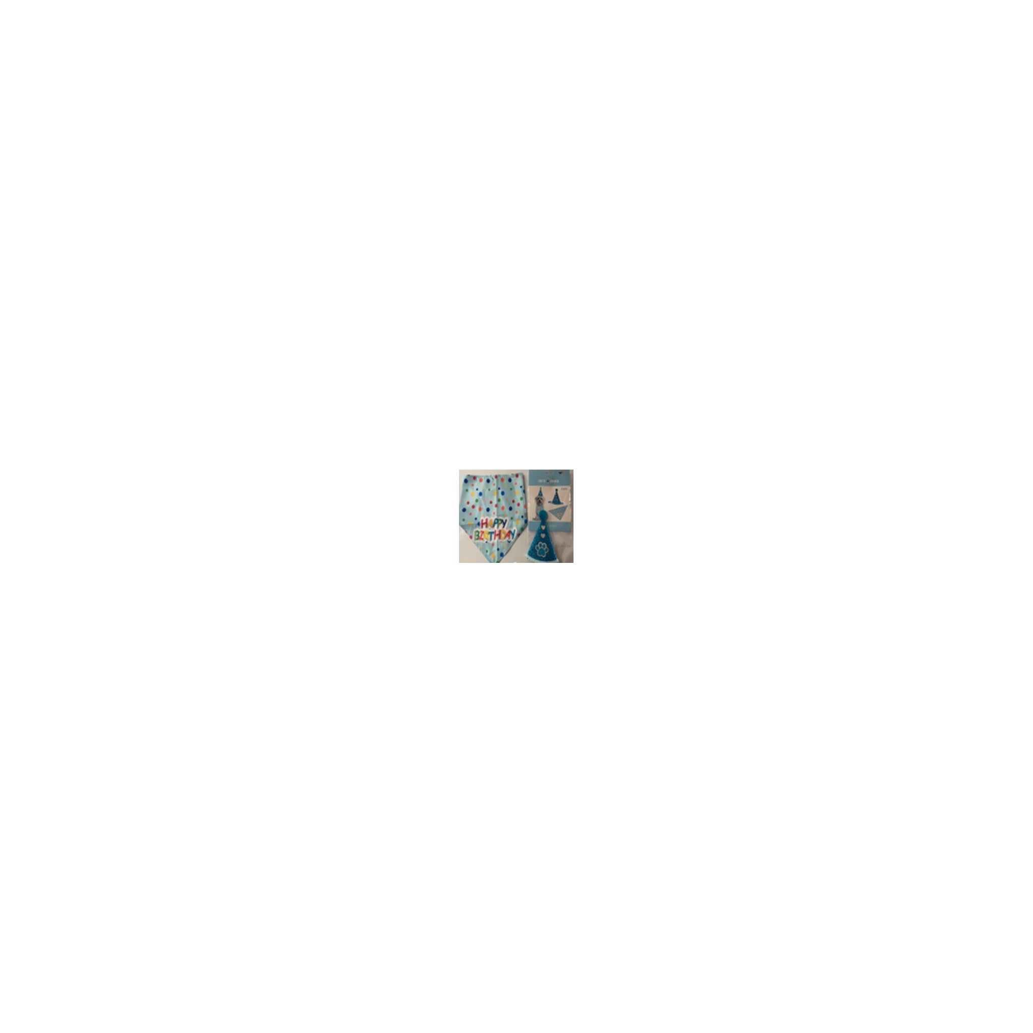 Pets Happy Birthday Set Blue 60Set/Cs