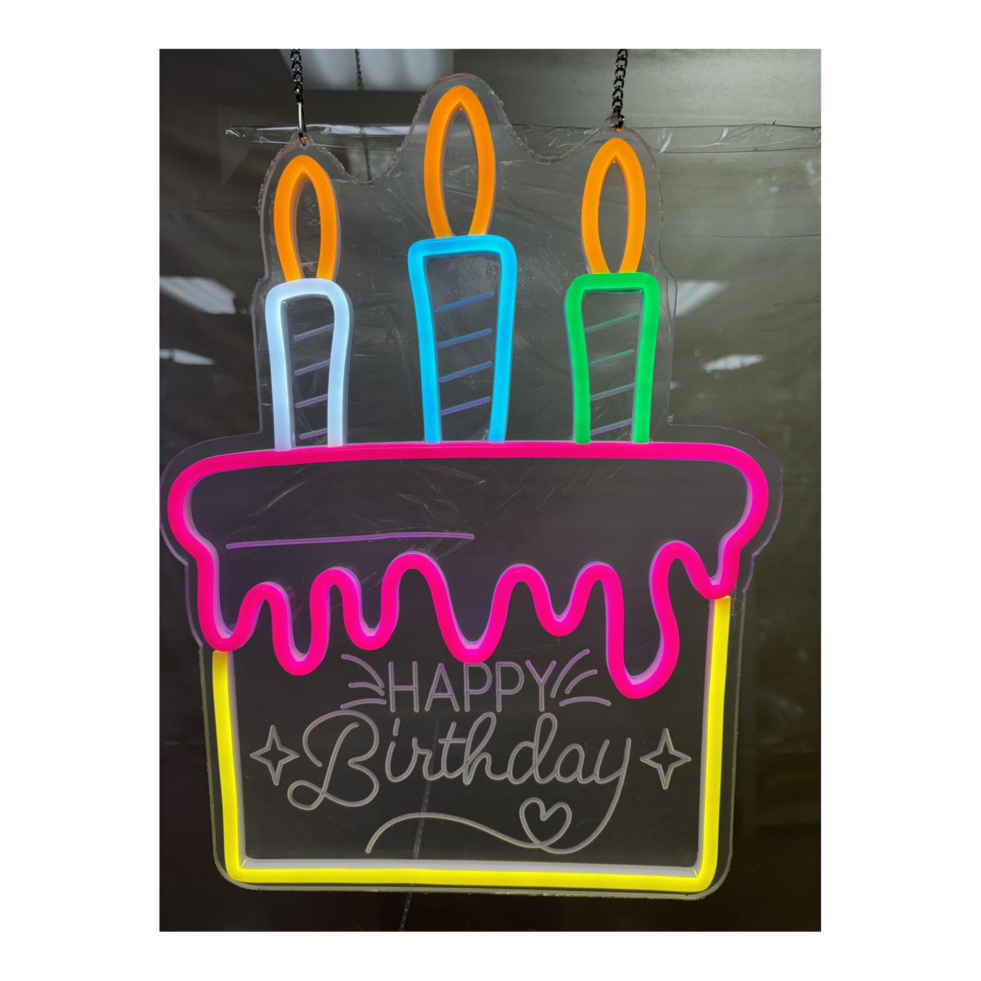 LED Happy Birthday Sign