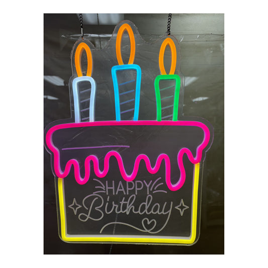 LED Happy Birthday Sign