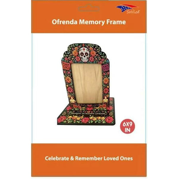 Day of the Dead Ofrenda memory frame for men