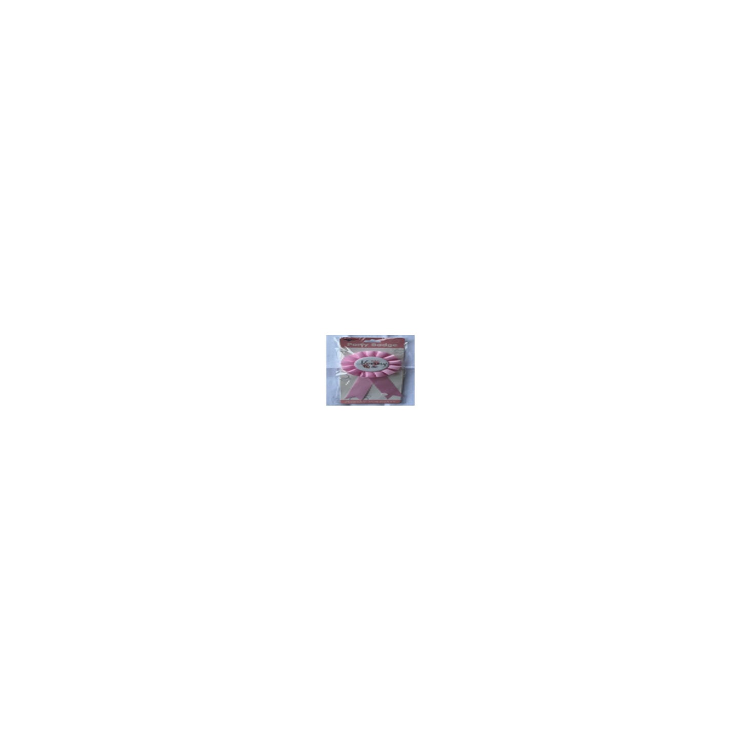 Party Badges Mom To Be Pink