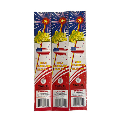 8pc Gold Sparkler 12ct
