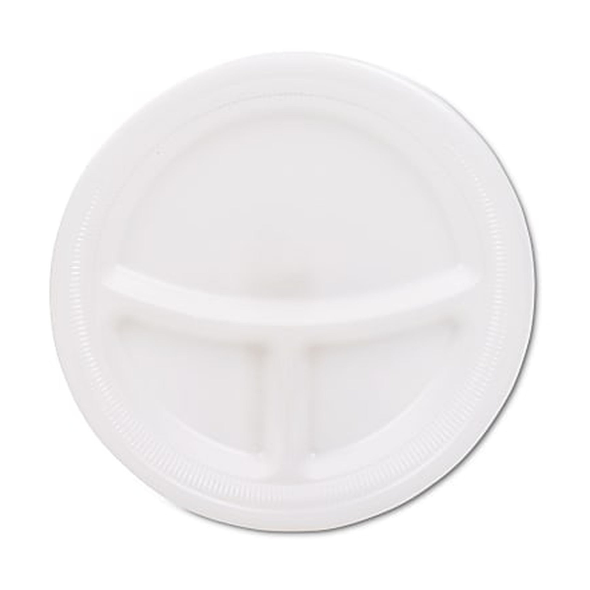 9" Plate Divided 125ct