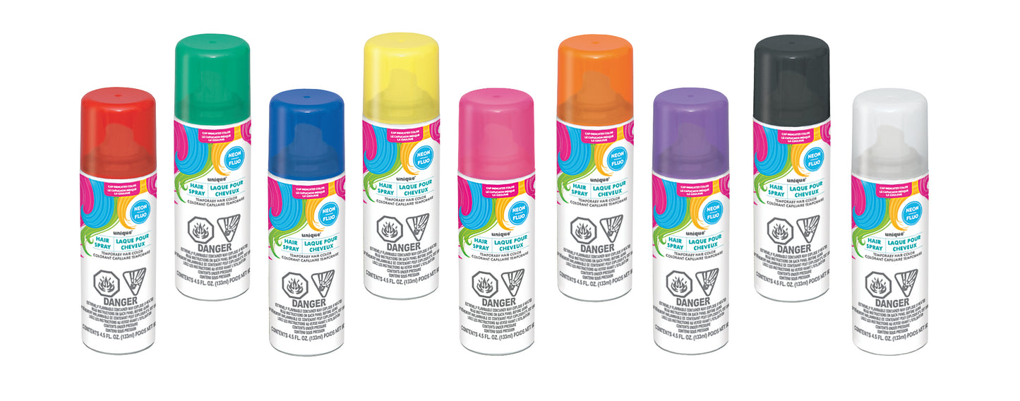 Neon Hair Spray Red