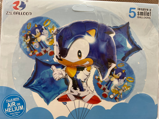 Balloon Set Sonic 5pc