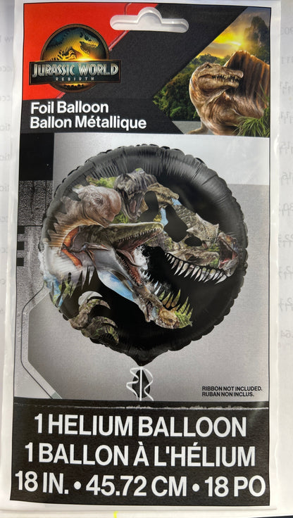 Jurassic World 4 18" Foil Balloon