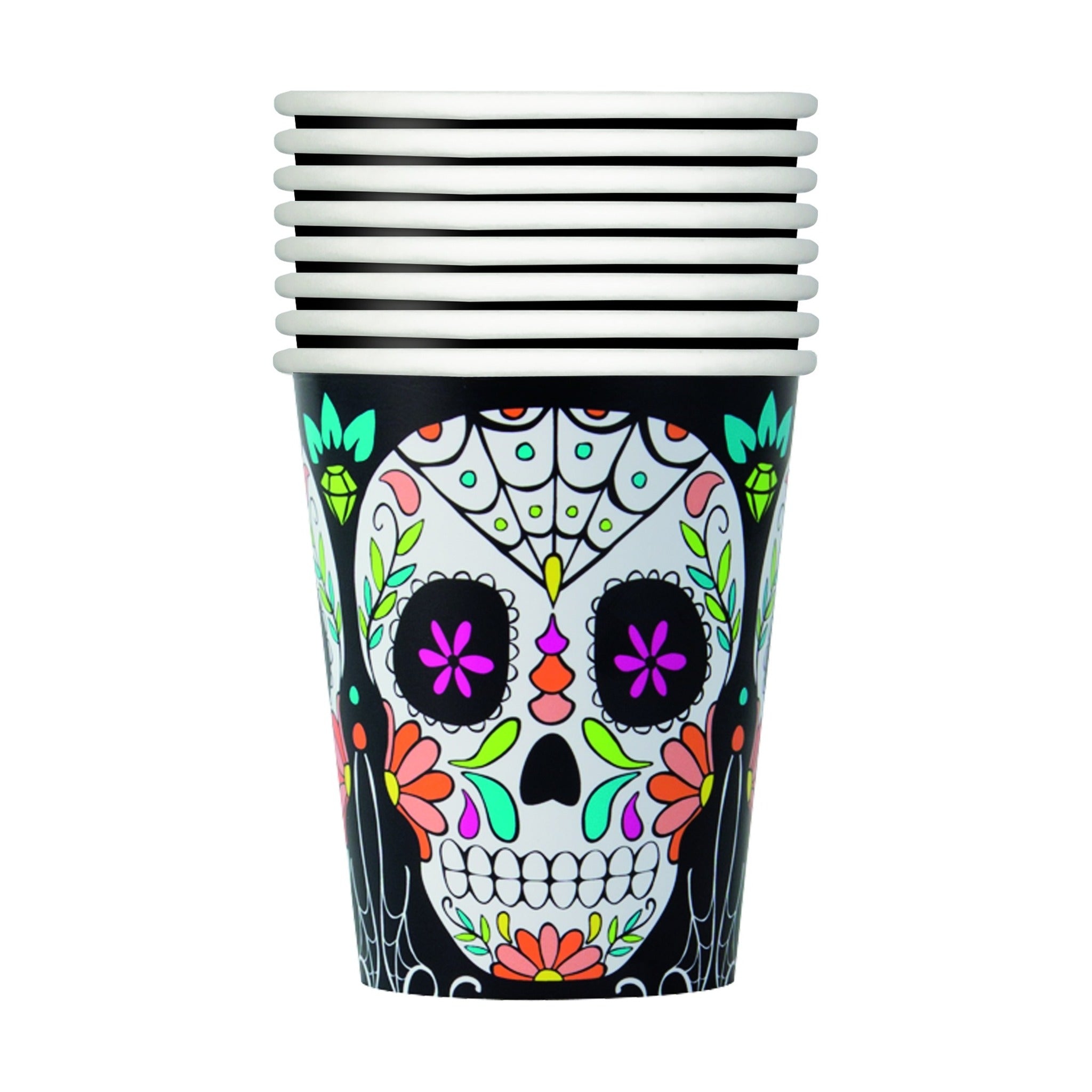 9oz Cup Skull 8ct