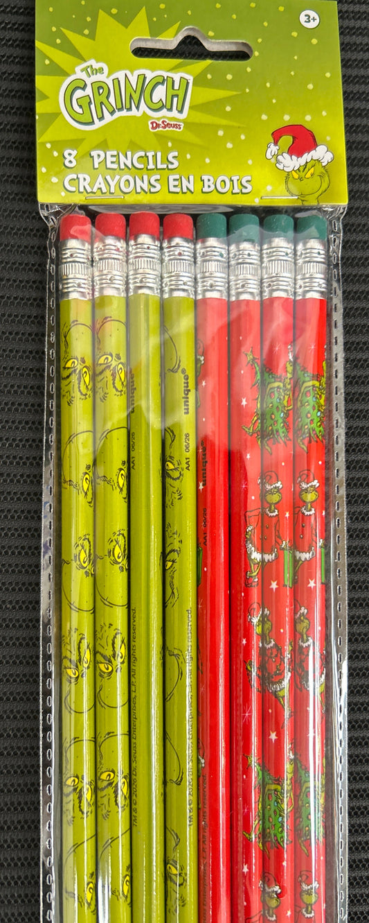 Lápices de The Grinch 8 piezas