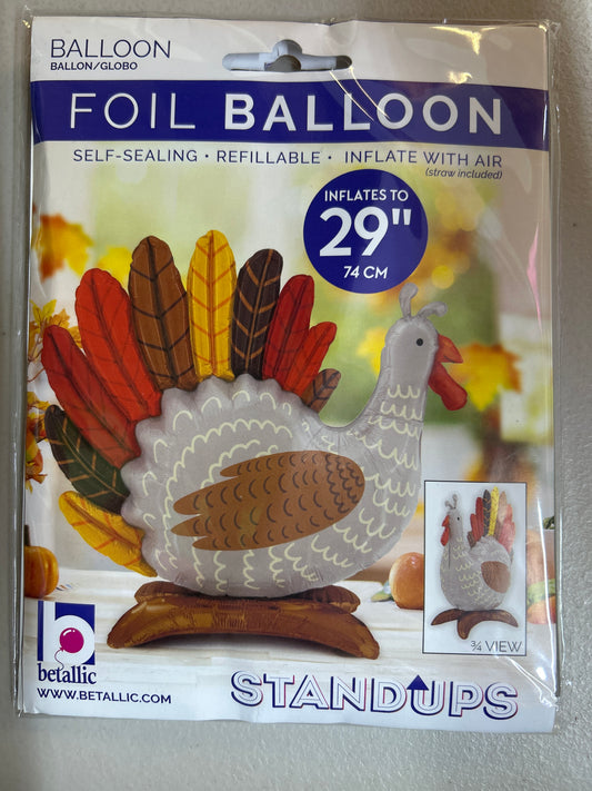 29" Foil Shape  Stand-up  Turkey
